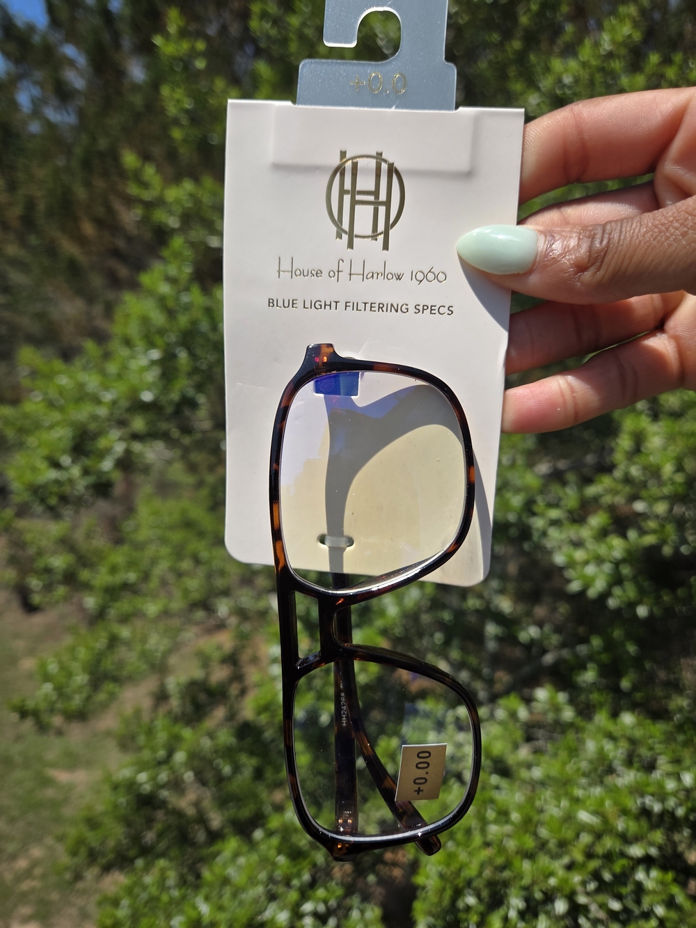 House of Harlow 1960 Tortoiseshell Filter Light Specs